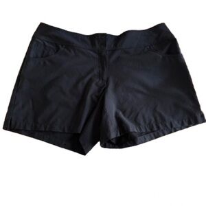Slazenger Black Athletic Golf Shorts Versatile Design